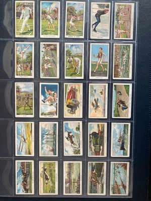 cigarette cards sports records (1 - 25) 1925 full set - Image 1 of 2