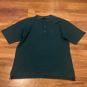 Adidas Hombre Verde Retro Camiseta Talla Uk 44/46 - Imagen 1 de 9