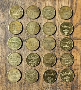 (20) Vintage Roooofus the Roller Roo Tokens Arcade Coins Circulated - LOT OF 20  - Bild 1 von 2