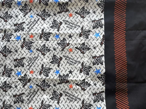 2008 WWE Full Flat Sheet, Bedding, Fabric, Textiles Cover