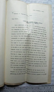 1907 North West London Railway Parliamentary Deposit guarantee by Brush Electric - Bild 1 von 1
