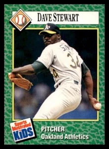 Atletismo Dave Stewart #133 1990 Sports Illustrated para niños ~ ¡envío,99 USD! - Imagen 1 de 2