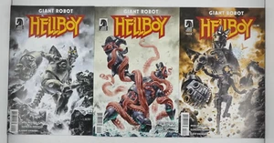 Giant Robot Hellboy #1-3 NM Complete Series 2023 Dark Horse Comics Mike Mignola - Picture 1 of 7