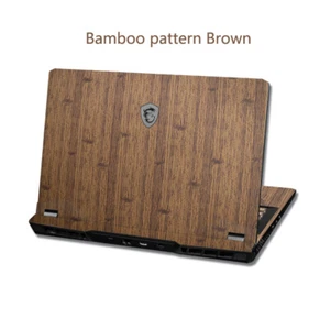 Leather Laptop Sticker Skin Decal Cover for MSI Prestige 15 Creator 15 GE66 GP66 - Picture 1 of 33