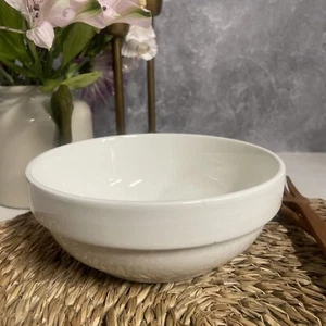 Fiddle + Fern White Porcelain Bowl 6"W x 2.5"T Coupe Cereal Soup Replacement - Picture 1 of 6