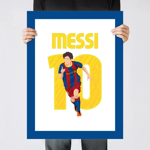 Lionel Messi Goal, 2011 UCL Clasico Barcelona Print/Poster/Wall-Art [Part 3/3] Cover
