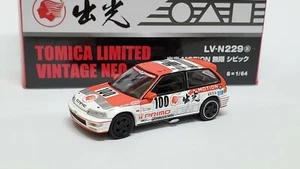 1:64 Tomica Limited LV-N229a Honda Civic EF9 Idemitsu MOTION Mugen tomytec inno - Picture 1 of 6