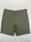 VINTAGE Tommy Bahama Relax Shorts Men 38 Chino Cotton Olive Green Golf