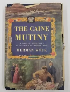 Vintage The Caine Mutiny Book - HERMAN WOUK 1951 DJ Hardcover Book Club Edition - Picture 1 of 20