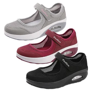 Orthopedic Walking Shoes Women Sport Casual Slip-On Walking Tennis Shoes - Picture 1 of 33