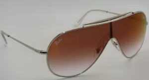 Ray-Ban Wings Pilot Sunglasses Silver / Red Gradient Mirror RB3597 - Picture 1 of 10