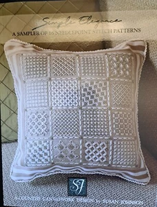 "Simple Elegance" A Sampler of 16 Needlepoint Stitch Patterns - NEW - Picture 1 of 2