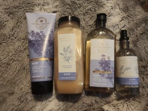 B&BW Aromatherapy LAVENDAR VANILLA BodyCream, Essential Oil, BubbleBath/BodyWash - Picture 1 of 5