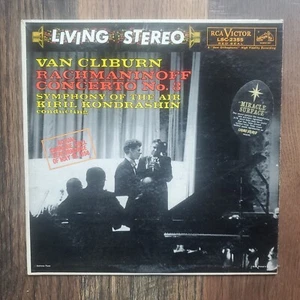 Van Cliburn LP “Rachmaninoff Concerto No.3” RCA Victor Miracle Surface, Carnegie - Foto 1 di 7