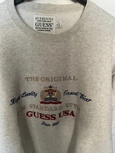 Guess Jeans USA Authentic Super Sportswear Classic vintage Retro Size L Sweater - Bild 1 von 6