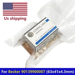 Carbon Vane for Becker Pump 90139900007(WN 124-247) DX/X/VX 4.25 7 pcs - Picture 1 of 6