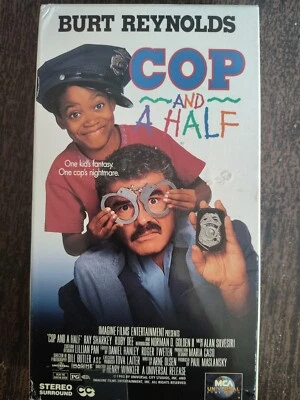 Cop and a Half VHS 1993 Burt Reynolds Comedy Vintage Video  - Image 1 of 3