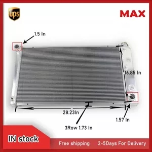 Radiateur pour Oldsmobile 98/442/Cutlass/Cutlass supreme/Toronado/Delta 88 - Photo 1/12