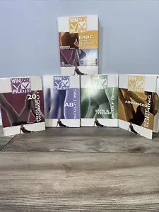 Winsor Pilates 5 VHS Fitness Lot Ab Bun Thigh Body Sculpting Basics 20 Minute - Picture 1 of 18