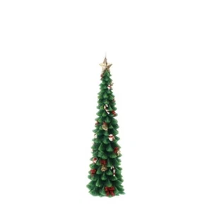 Hervit art. 29478 candela albero verde dec. dia.6xh18cm - Foto 1 di 2