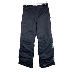 Columbia Omni-Heat Kids Size L Black Insulated Outgrown BUGABOO Ski Pants - Picture 1 of 13