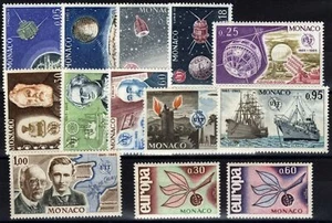 MONACO STAMP ANNEE COMPLETE 1965 YVERT 664/676 : 13 TIMBRES NEUFS xx TTB A 15% ! - Foto 1 di 1