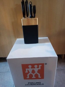 Messerblock Zwilling J. A. Henckels ***** FIVE STAR 7 tlg. Brotmesser, Schere - Bild 1 von 4