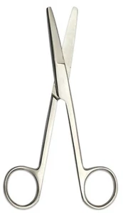 Mayo Scissor Stainless Steel Straight 5.5” Operating Instrument Blunt/Blunt - Picture 1 of 5