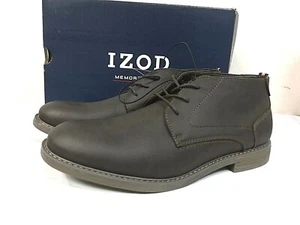 NEW IZOD Men's Chukka Boots - SIZE 9, 10.5 - Gaucho/Dark Brown - Picture 1 of 4