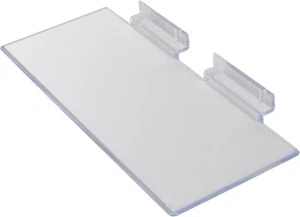8 Estantes de Estantería Slatwall 10" L x 4 W Soporte para Letreros Acrílico Transparente Expositor de Zapatos - Imagen 1 de 10