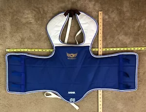 AAMA #3 Martial Arts Taekwondo Karate Reversible Chest Guard Protector WCC - Picture 1 of 5