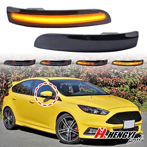 LED Sequential Side Marker Turn Signal Light For Ford Focus MK3 SE/ST/RS 2012-18 - Picture 1 of 10