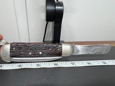 Vintage Schrade Walden NY USA 735 Sailors Rigging Pocket Knife Marlinspike - Image 1 of 4