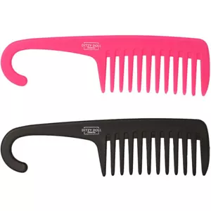 Shower Detangling Combs - Large Detangler Wet Hair Comb Wide Tooth Hairdresser - Picture 1 of 4