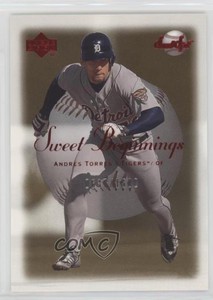 2001 Upper Deck Sweet Spot /1500 Andres Torres #130 Rookie RC