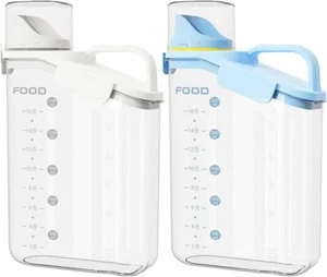 Total 2 items Cereal Containers StorageEach2.5L Airtight Large Dry Food Stora... - Picture 1 of 10