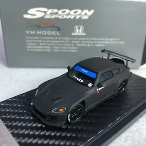 1/64 YM Model Honda S2000 Spoon Sport Matt Black - Picture 1 of 1