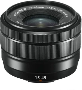 FUJIFILM FUJINON XC15-45mm Black XC15-45MMF3.5-5.6OIS PZ B Black New in Box - Picture 1 of 4