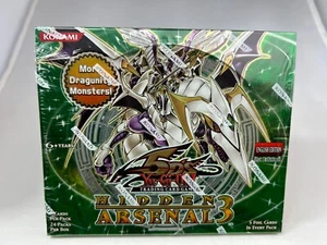 Yugioh 1st Edition Hidden Arsenal 3 Booster Box Sealed 24 Packs Mint - Picture 1 of 2