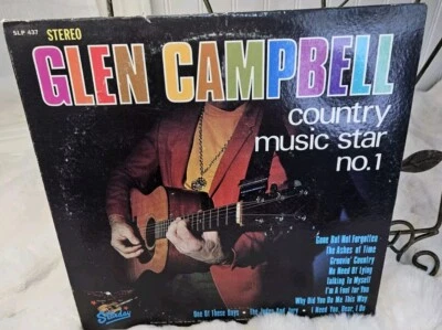 Glen Campbell – Country Music Star No. 1  1969 Vinyl NM LP   - Image 1 of 4
