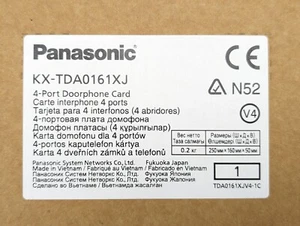 Panasonic KX-TDA0161XJ 4-Port Doorphone Card *NEW* - Picture 1 of 2