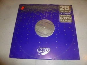 2B CONTINUED - Laydown - Dutch 4-track 12" Vinyl Single - Imagen 1 de 4