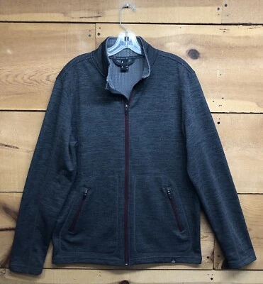 Prana Chaqueta Ligera Forrada Térmica Cremallera Completa Para Hombre Ropa Activa Talla Grande Gris Foto 1 de 4