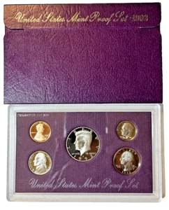 1992-S US Mint Proof Set 5 coins with original government packaging and COA - Picture 1 of 6