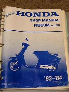 Honda 83-84 NB50M Aero50 Factory Service Manual - Picture 1 of 2