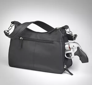 GUN TOTE'N MAMA GTM-70 NUEVO BOLSO DE HOMBRO URBANO GRANDE NEGRO PARA DAMA OCULTO - Imagen 1 de 2