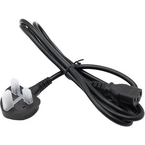 Cable de alimentación de plomo para hervidor de agua de impresora HP LaserJet M507x enchufe del Reino Unido C13 1,5 m - Imagen 1 de 11