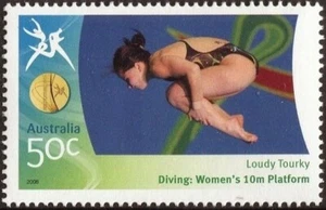 2006 Commonwealth Games 50c Loudy Tourky Stamp Mint Never Hinged - Bild 1 von 1