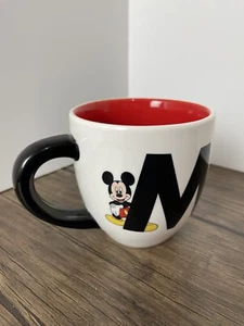 Taza de café MICKEY MOUSE LG 20 OZ blanca negra y roja auténtica parques de Disney - Imagen 1 de 8
