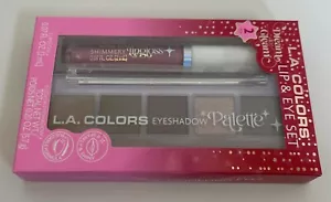 L.A. Colors Dream To Gleam Lip & Eye Set Lipgloss Lidschatten Palette - Bild 1 von 3
